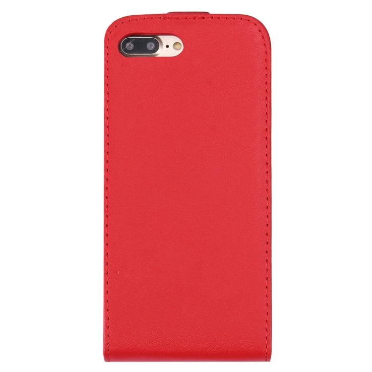 For iPhone 8 Plus & 7 Plus   Vertical Flip Genuine Split Leather Case