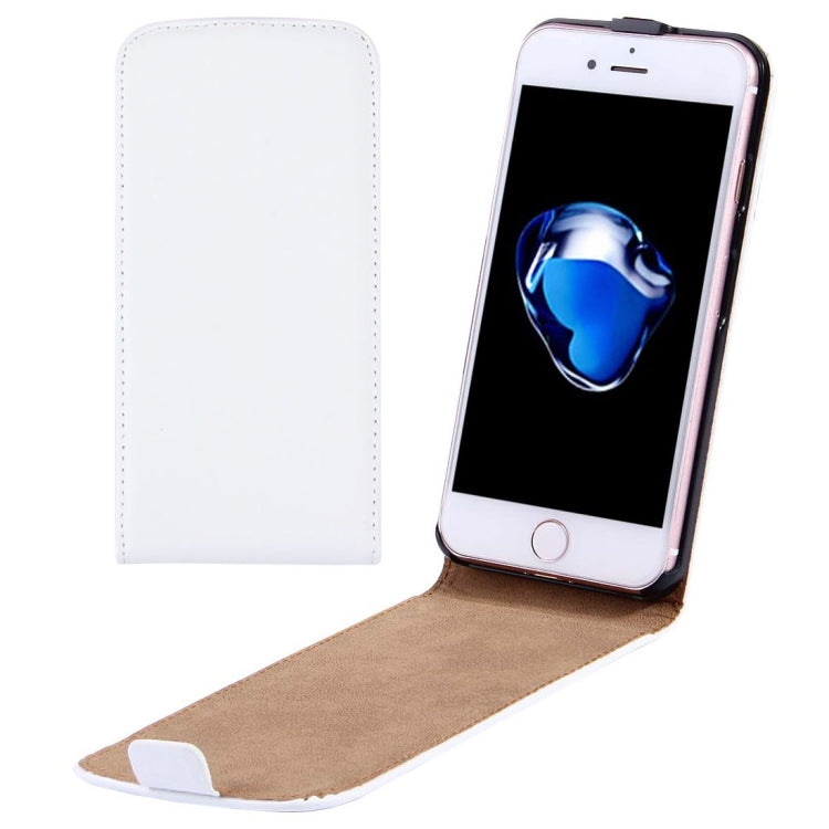 For iPhone 8 Plus & 7 Plus   Vertical Flip Genuine Split Leather Case