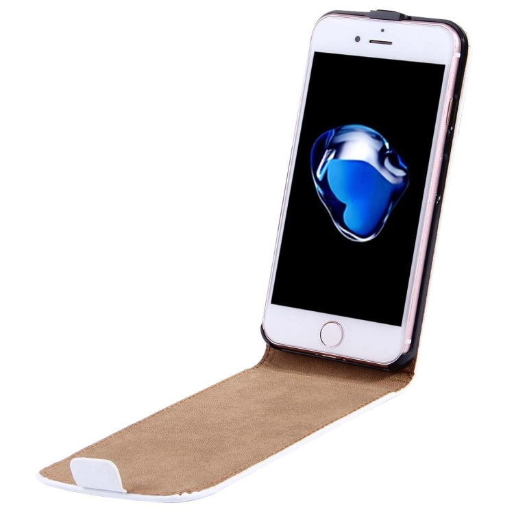 For iPhone 8 Plus & 7 Plus   Vertical Flip Genuine Split Leather Case