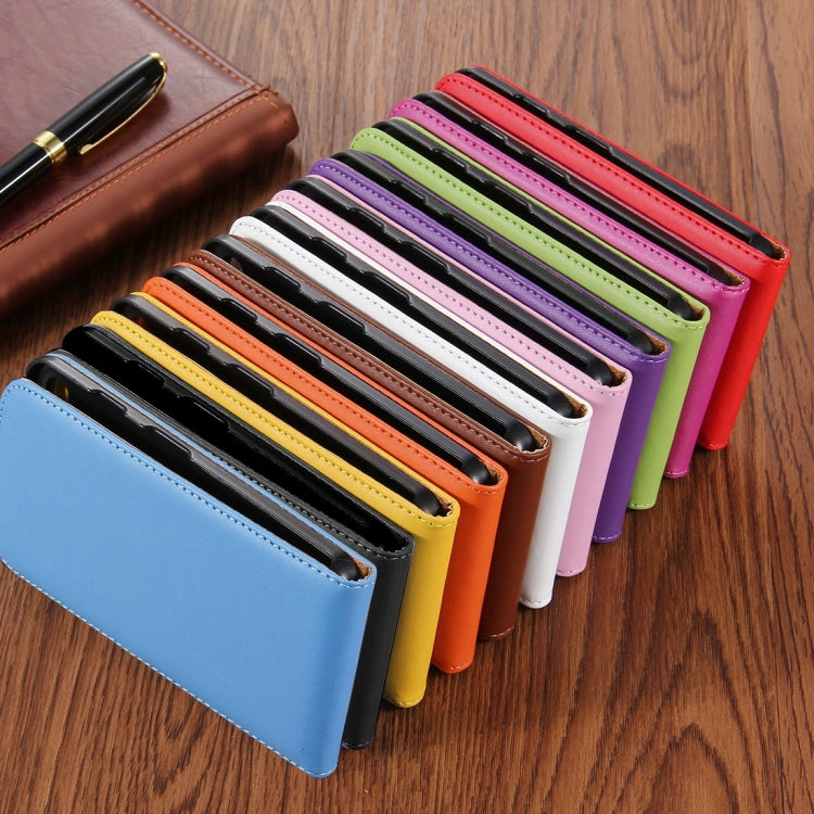 For iPhone 8 Plus & 7 Plus   Vertical Flip Genuine Split Leather Case
