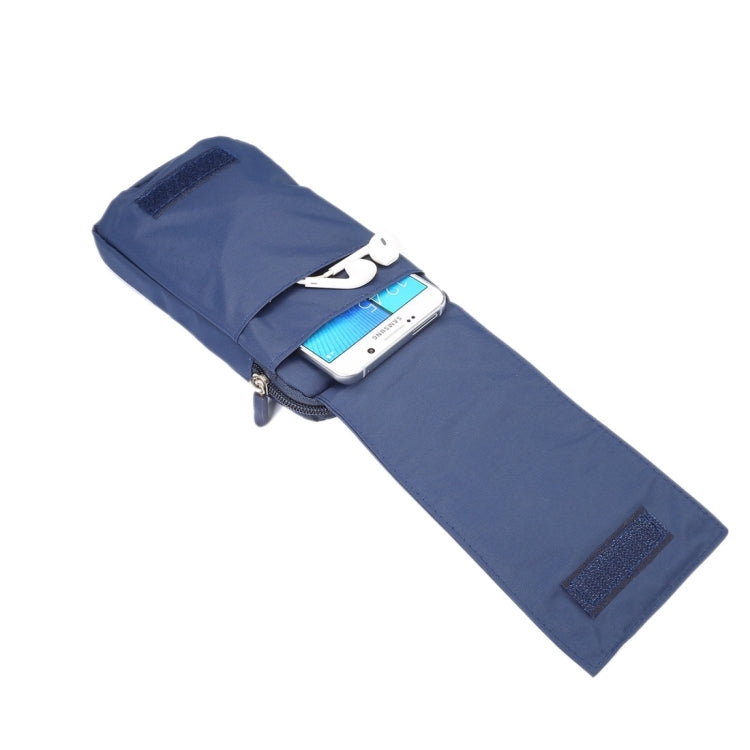 6.4 inch Multifunctional Waterproof Canvas Sports Storage Waist Packs / Phone Cases / Hiking Bag / Camping Bag with Hanging Hook for iPhone 7 Plus / 6S Plus / Galaxy S7 Edge+ / Galaxy Note 8