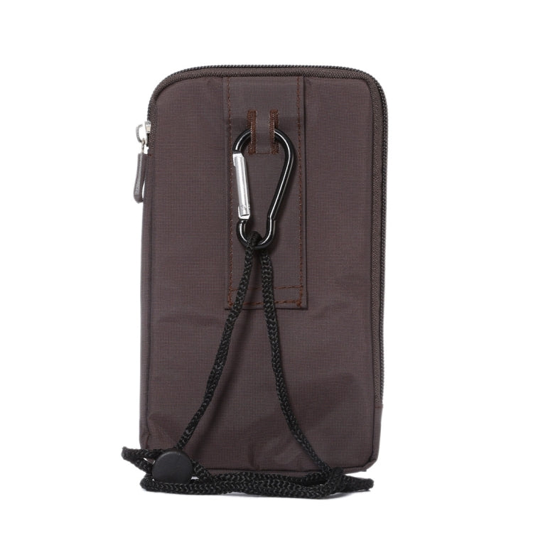 6.4 inch Multifunctional Waterproof Canvas Sports Storage Waist Packs / Phone Cases / Hiking Bag / Camping Bag with Hanging Hook for iPhone 7 Plus / 6S Plus / Galaxy S7 Edge+ / Galaxy Note 8