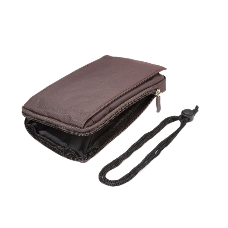 6.4 inch Multifunctional Waterproof Canvas Sports Storage Waist Packs / Phone Cases / Hiking Bag / Camping Bag with Hanging Hook for iPhone 7 Plus / 6S Plus / Galaxy S7 Edge+ / Galaxy Note 8