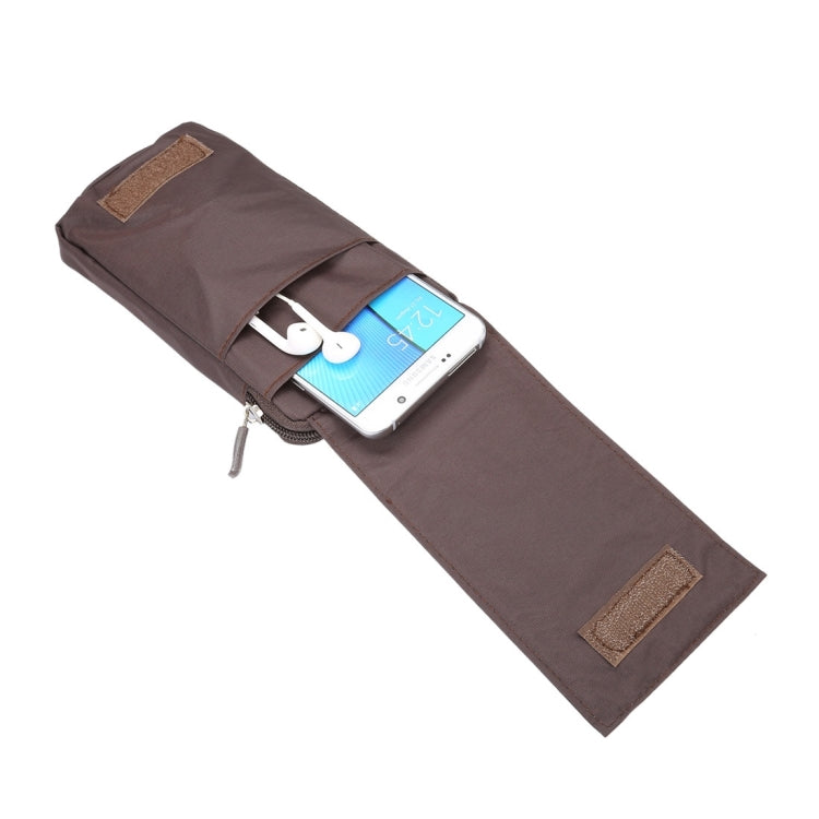 6.4 inch Multifunctional Waterproof Canvas Sports Storage Waist Packs / Phone Cases / Hiking Bag / Camping Bag with Hanging Hook for iPhone 7 Plus / 6S Plus / Galaxy S7 Edge+ / Galaxy Note 8