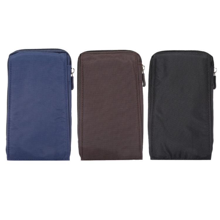 6.4 inch Multifunctional Waterproof Canvas Sports Storage Waist Packs / Phone Cases / Hiking Bag / Camping Bag with Hanging Hook for iPhone 7 Plus / 6S Plus / Galaxy S7 Edge+ / Galaxy Note 8