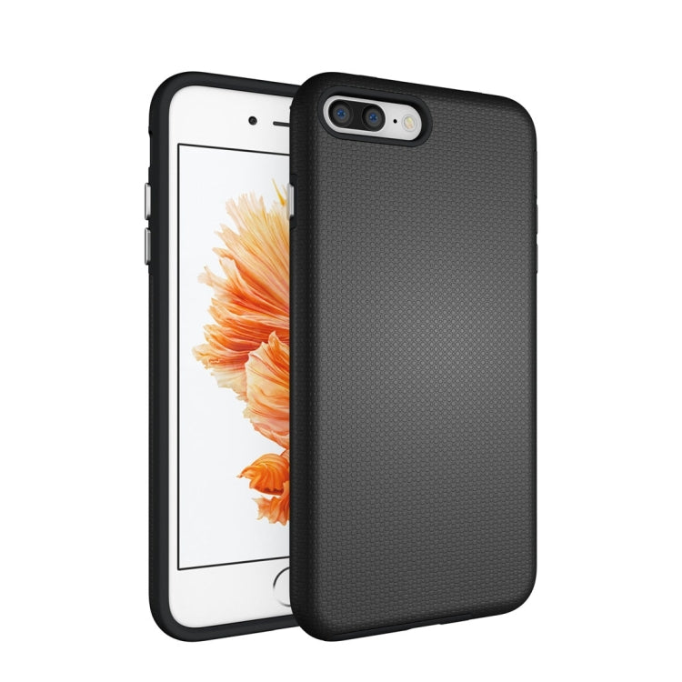 For iPhone 8 Plus & 7 Plus   Ball Texture Anti-slip PC + TPU Protective Back Cover Case