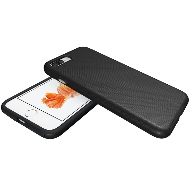 For iPhone 8 Plus & 7 Plus   Ball Texture Anti-slip PC + TPU Protective Back Cover Case