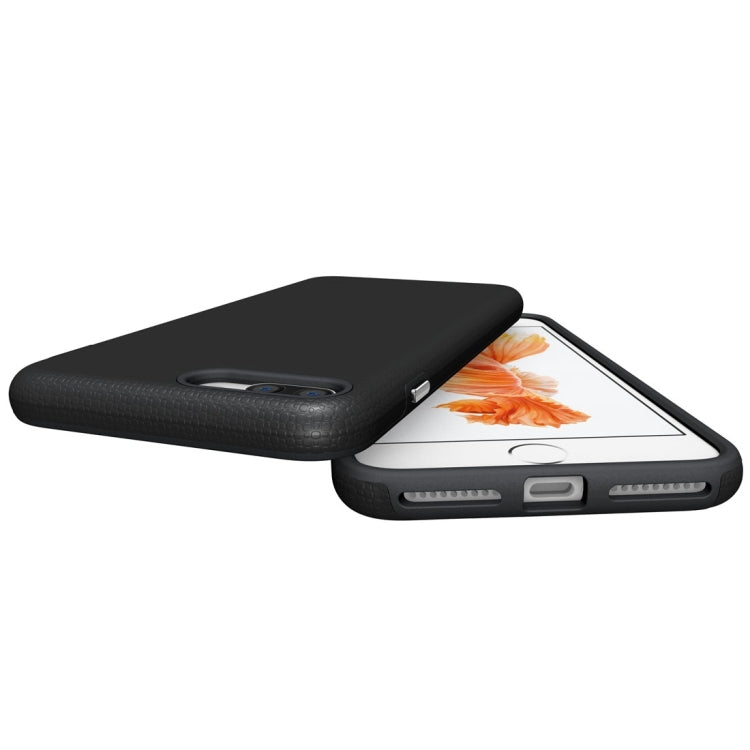 For iPhone 8 Plus & 7 Plus   Ball Texture Anti-slip PC + TPU Protective Back Cover Case