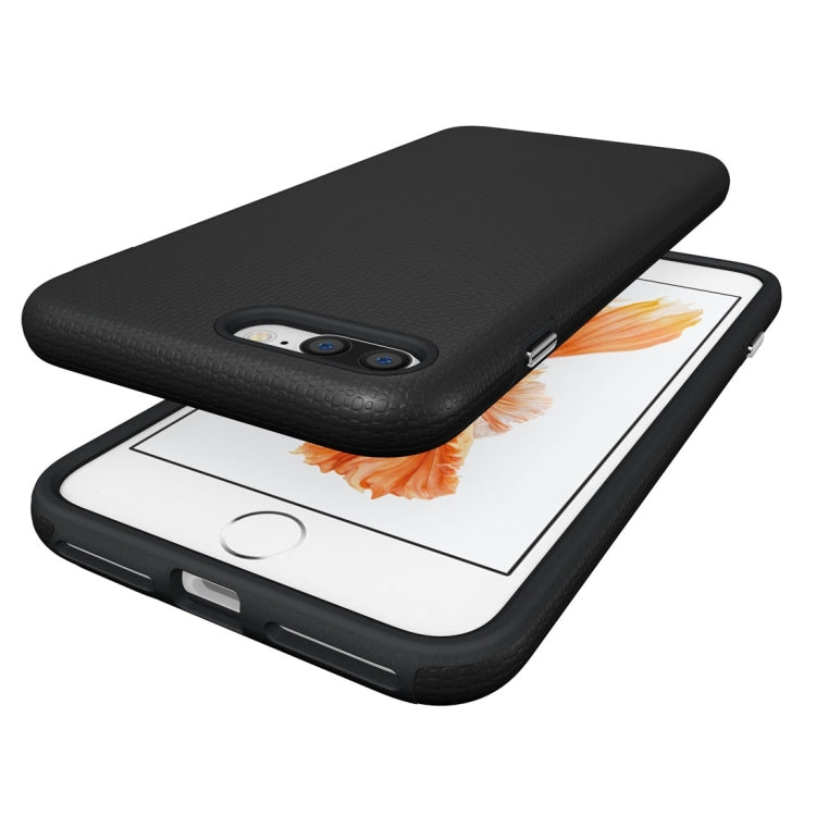 For iPhone 8 Plus & 7 Plus   Ball Texture Anti-slip PC + TPU Protective Back Cover Case