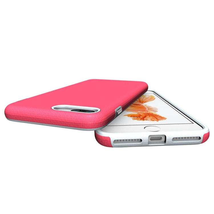 For iPhone 8 Plus & 7 Plus   Ball Texture Anti-slip PC + TPU Protective Back Cover Case