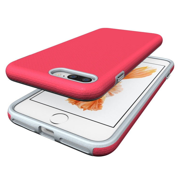 For iPhone 8 Plus & 7 Plus   Ball Texture Anti-slip PC + TPU Protective Back Cover Case