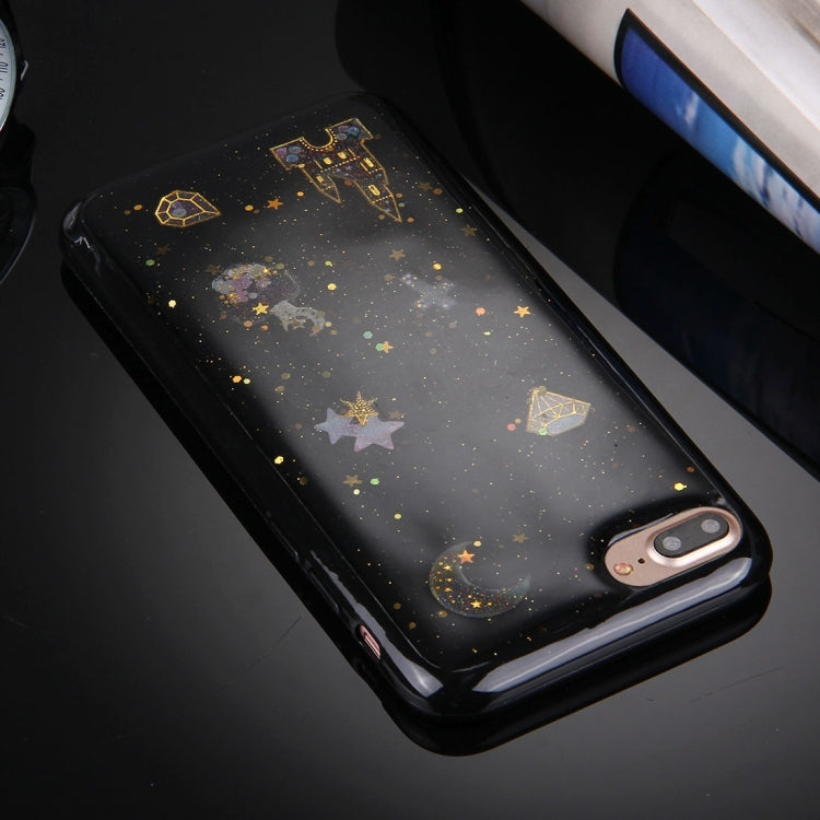 For iPhone 8 Plus & 7 Plus   Flash Powder Twinkling NightSky