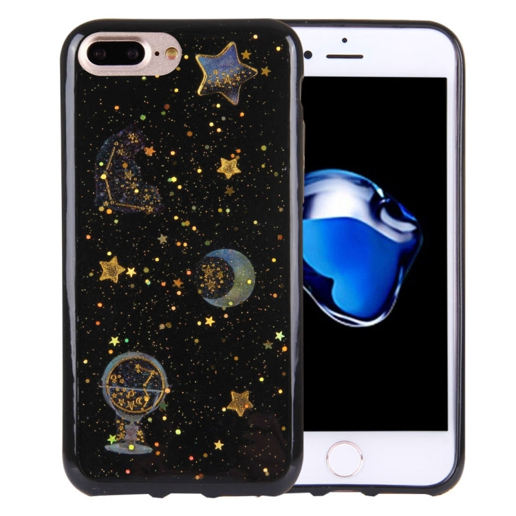 For iPhone 8 Plus & 7 Plus   Flash Powder Twinkling NightSky