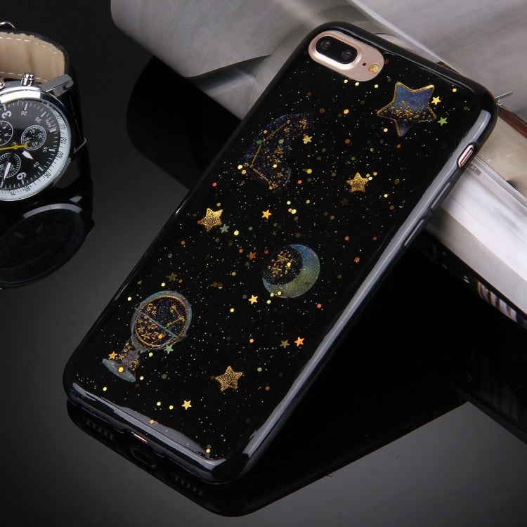 For iPhone 8 Plus & 7 Plus   Flash Powder Twinkling NightSky