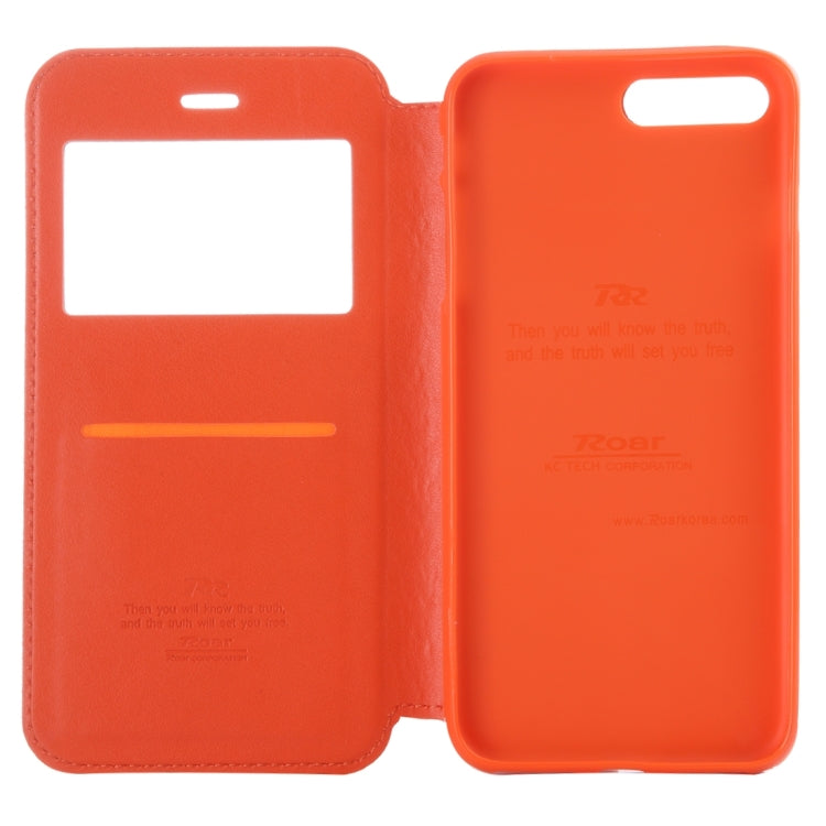 For iPhone 8 Plus & 7 Plus   Crazy Horse Texture Horizontal Flip Leather Case with Call Display ID & Holder & Card Slot