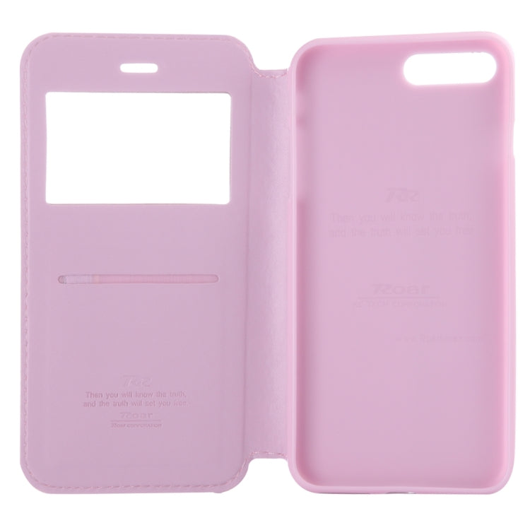 For iPhone 8 Plus & 7 Plus   Crazy Horse Texture Horizontal Flip Leather Case with Call Display ID & Holder & Card Slot