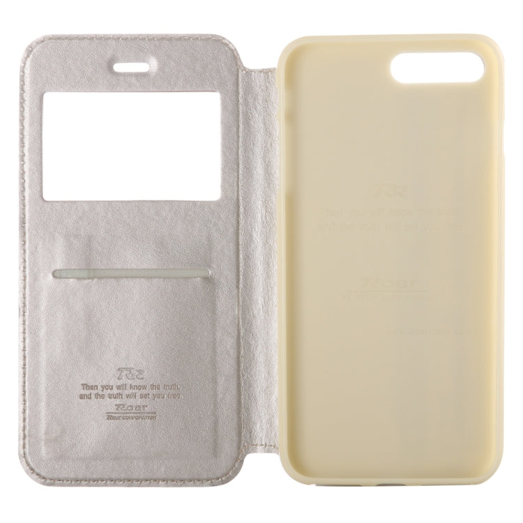 For iPhone 8 Plus & 7 Plus   Crazy Horse Texture Horizontal Flip Leather Case with Call Display ID & Holder & Card Slot
