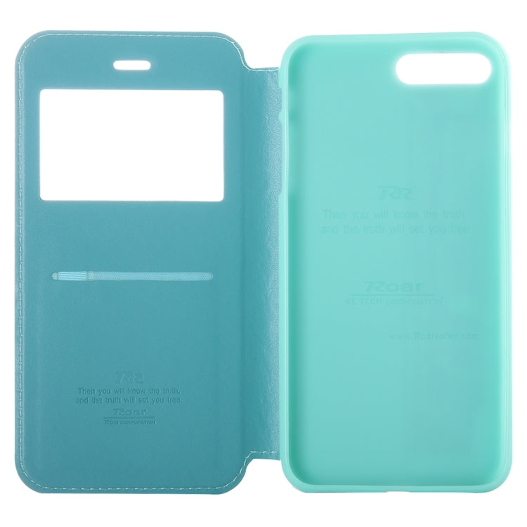 For iPhone 8 Plus & 7 Plus   Crazy Horse Texture Horizontal Flip Leather Case with Call Display ID & Holder & Card Slot