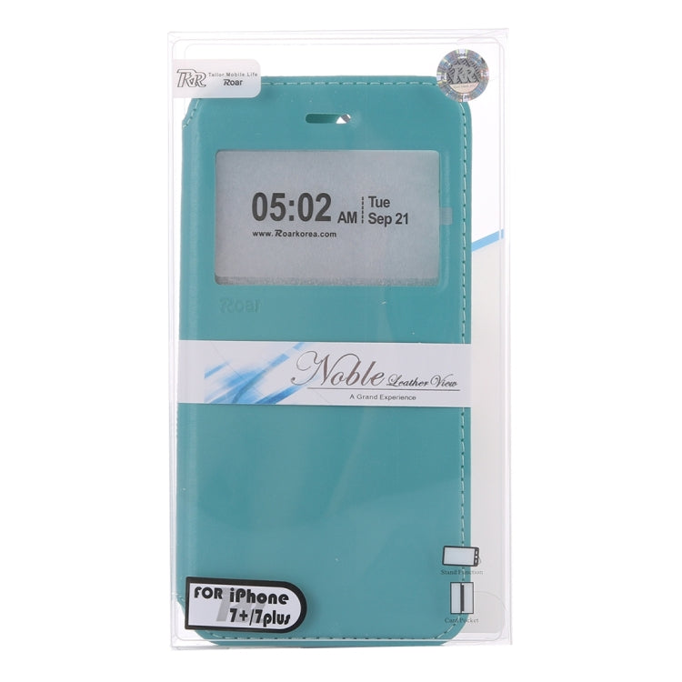 For iPhone 8 Plus & 7 Plus   Crazy Horse Texture Horizontal Flip Leather Case with Call Display ID & Holder & Card Slot