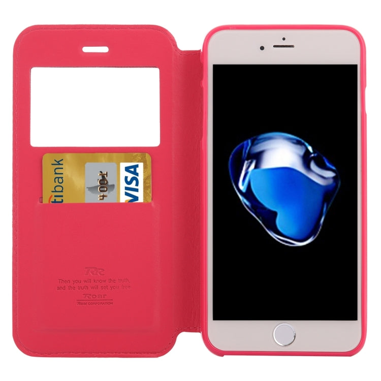 For iPhone 8 Plus & 7 Plus   Crazy Horse Texture Horizontal Flip Leather Case with Call Display ID & Holder & Card Slot