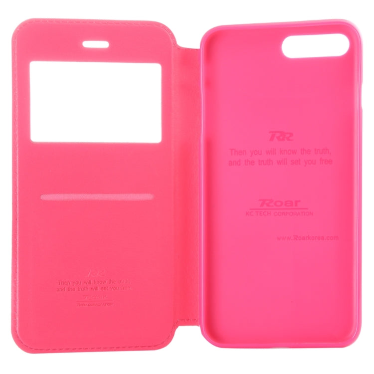 For iPhone 8 Plus & 7 Plus   Crazy Horse Texture Horizontal Flip Leather Case with Call Display ID & Holder & Card Slot