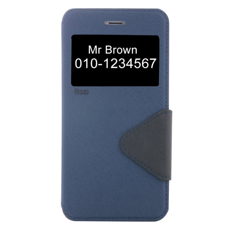 For iPhone 8 Plus & 7 Plus   Cross Texture Horizontal Flip Leather Case with Call Display ID & Holder & Card Slot