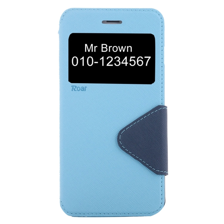 For iPhone 8 Plus & 7 Plus   Cross Texture Horizontal Flip Leather Case with Call Display ID & Holder & Card Slot