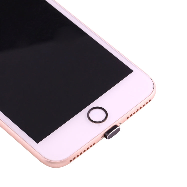 For iPhone 7 Plus Anti Dust Plug with Home Key Loop & Camera Lens