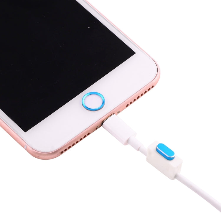 For iPhone 7 Plus Anti Dust Plug with Home Key Loop & Camera Lens