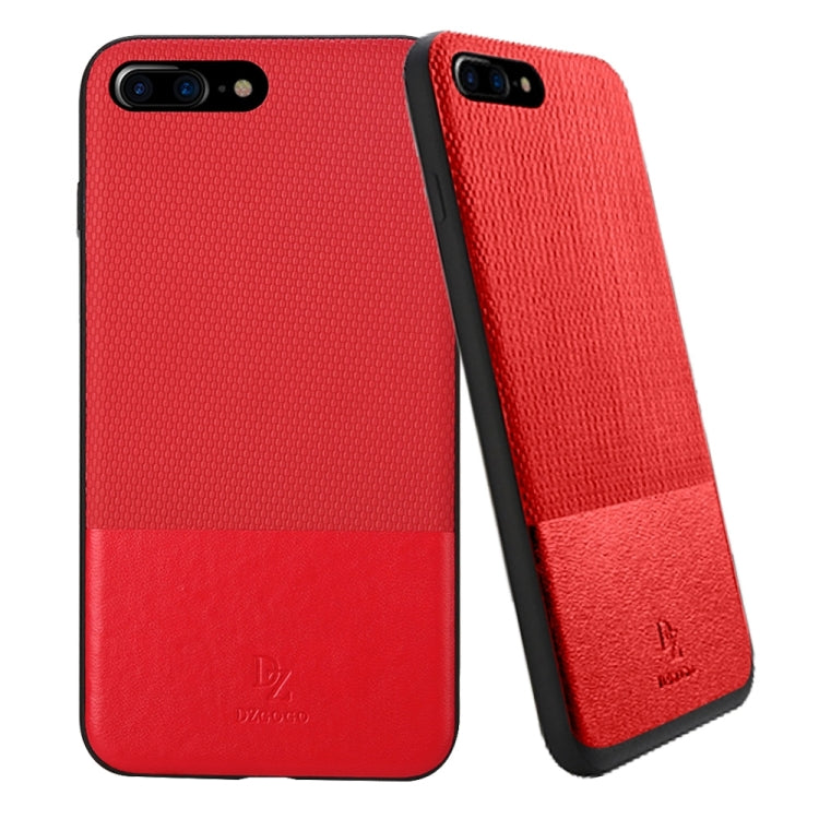 DZGOGO LUXURY Series for iPhone 8 Plus & 7 Plus   TPU + PC Business Style Leatherwear Impact Combination Protection Case