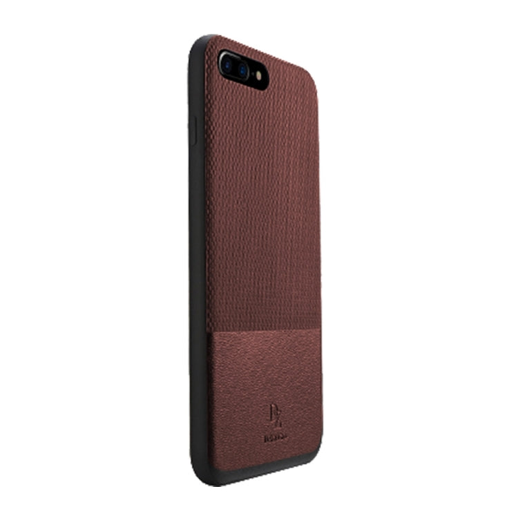 DZGOGO LUXURY Series for iPhone 8 Plus & 7 Plus   TPU + PC Business Style Leatherwear Impact Combination Protection Case
