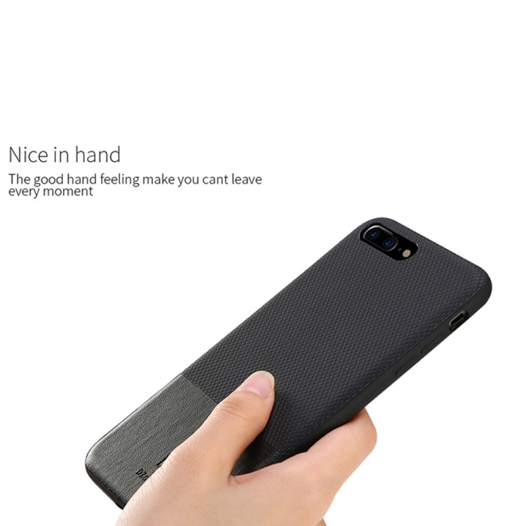 DZGOGO LUXURY Series for iPhone 8 Plus & 7 Plus   TPU + PC Business Style Leatherwear Impact Combination Protection Case