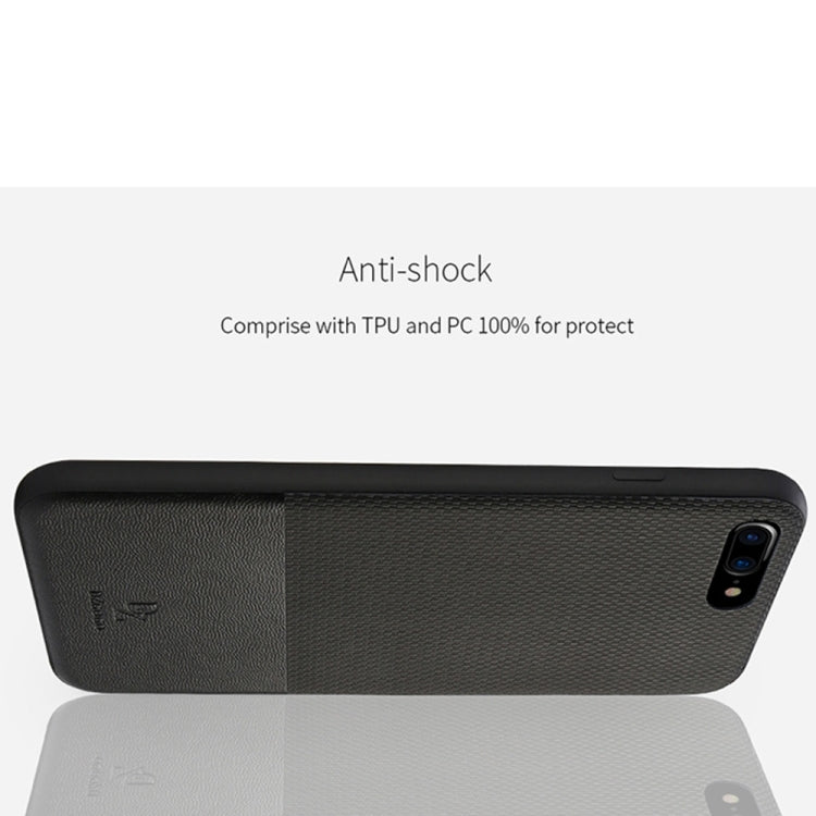 DZGOGO LUXURY Series for iPhone 8 Plus & 7 Plus   TPU + PC Business Style Leatherwear Impact Combination Protection Case