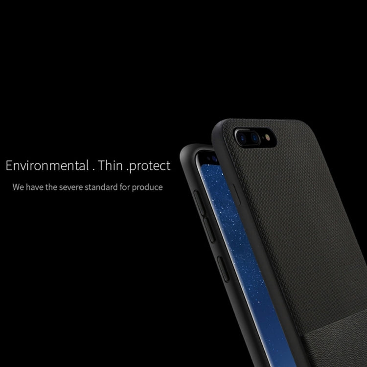 DZGOGO LUXURY Series for iPhone 8 Plus & 7 Plus   TPU + PC Business Style Leatherwear Impact Combination Protection Case