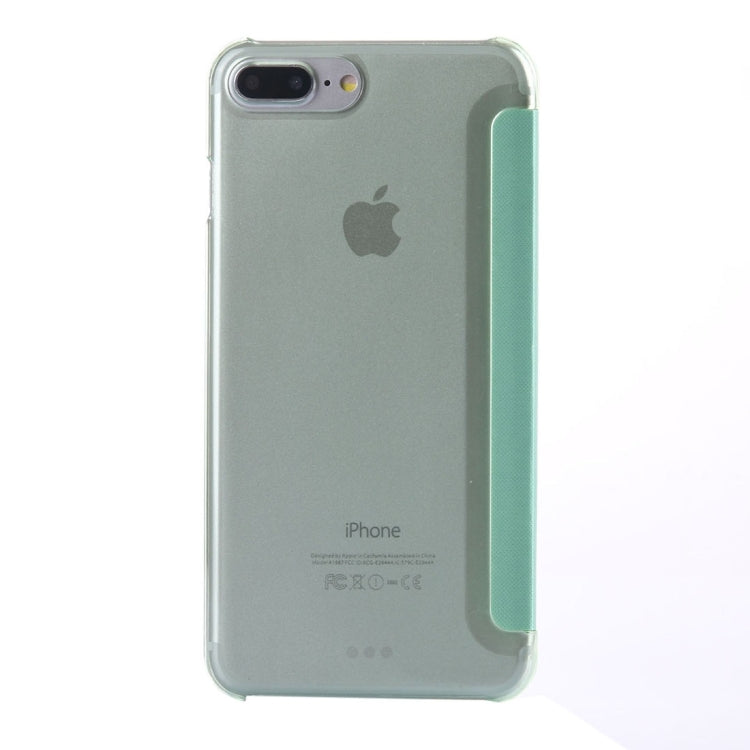 For iPhone 8 Plus & 7 Plus   Horizontal Flip Leather Case with Call Display ID