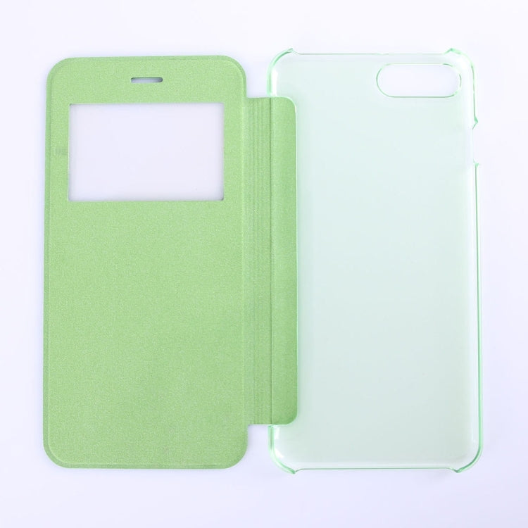 For iPhone 8 Plus & 7 Plus   Horizontal Flip Leather Case with Call Display ID