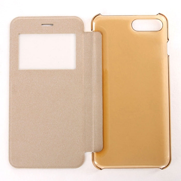 For iPhone 8 Plus & 7 Plus   Horizontal Flip Leather Case with Call Display ID