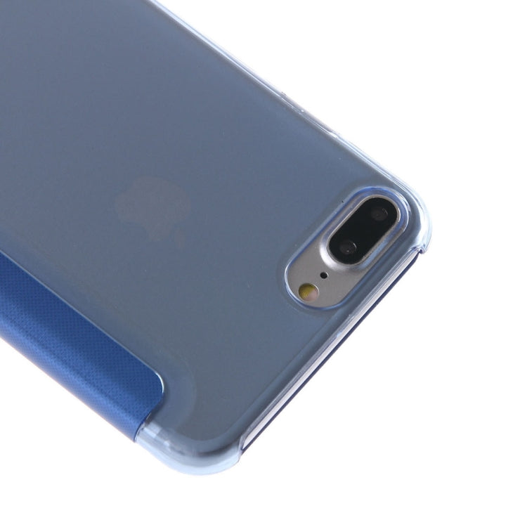For iPhone 8 Plus & 7 Plus   Horizontal Flip Leather Case with Call Display ID