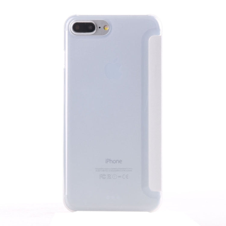 For iPhone 8 Plus & 7 Plus   Horizontal Flip Leather Case with Call Display ID