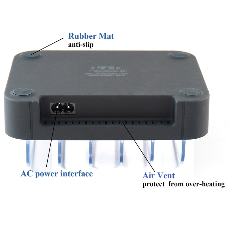 Portable 5V 30W 5-USB Port Smart Quick Charger with Charging Cable