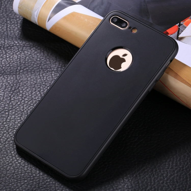 For iPhone 8 Plus & 7 Plus Stylish Lightweight 360 Degree Shockproof Detachable TPU + PC Combination Protective Case