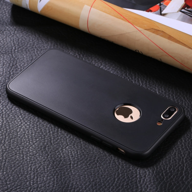 For iPhone 8 Plus & 7 Plus Stylish Lightweight 360 Degree Shockproof Detachable TPU + PC Combination Protective Case