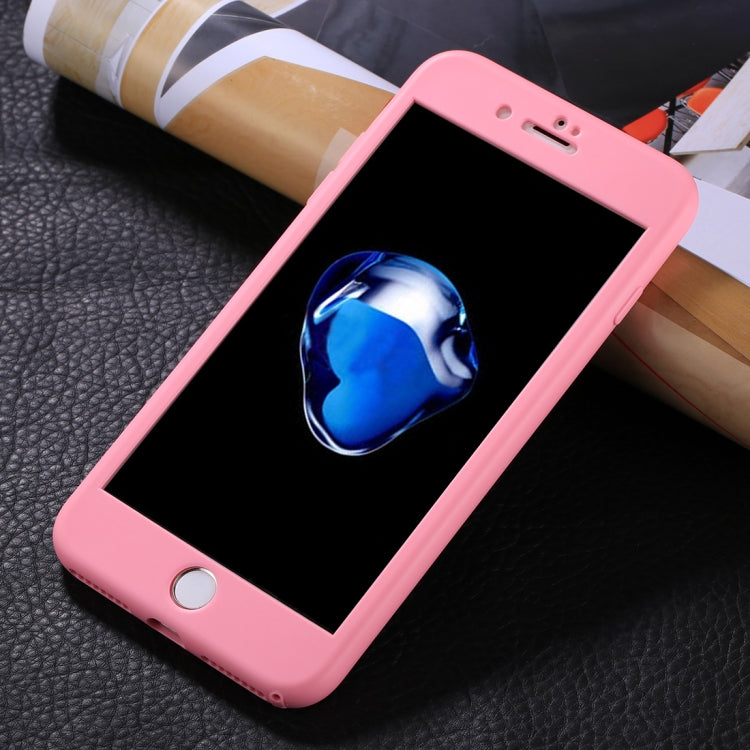 For iPhone 8 Plus & 7 Plus Stylish Lightweight 360 Degree Shockproof Detachable TPU + PC Combination Protective Case