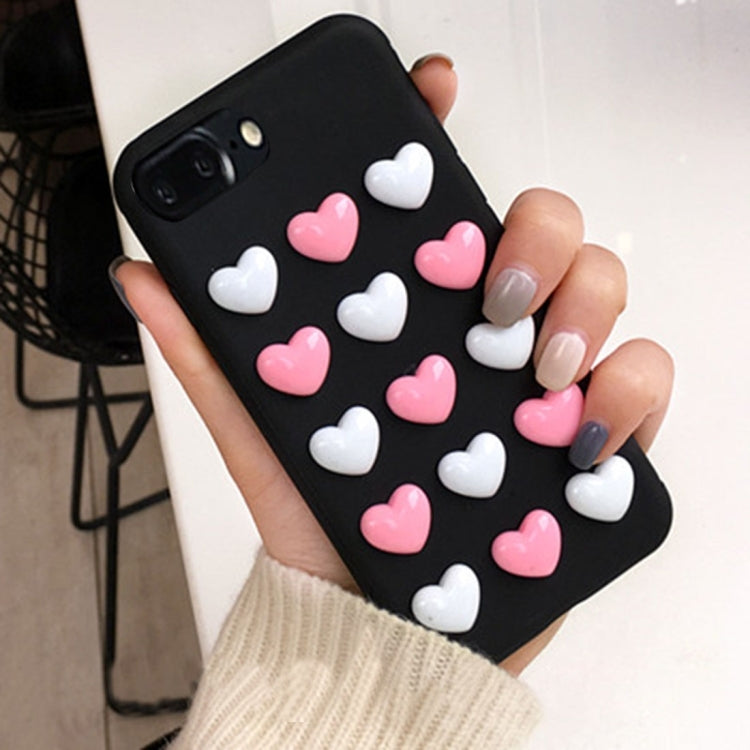For iPhone 8 Plus & 7 Plus   3D Love Candy Full Coverage Protective Back Cover Soft Case
