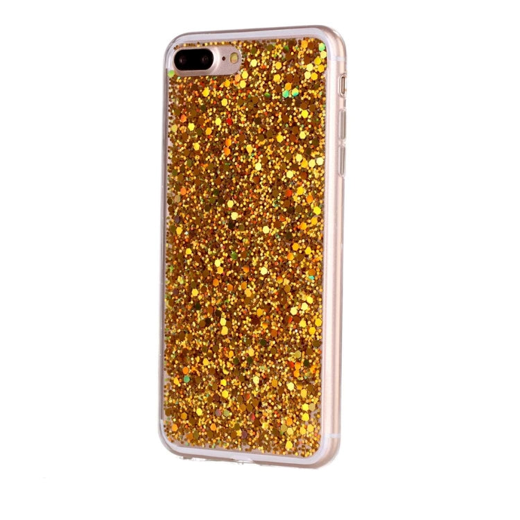 For iPhone 8 Plus & 7 Plus   Glitter Powder Soft TPU Protective Case