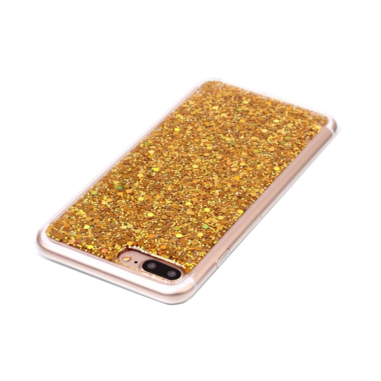 For iPhone 8 Plus & 7 Plus   Glitter Powder Soft TPU Protective Case