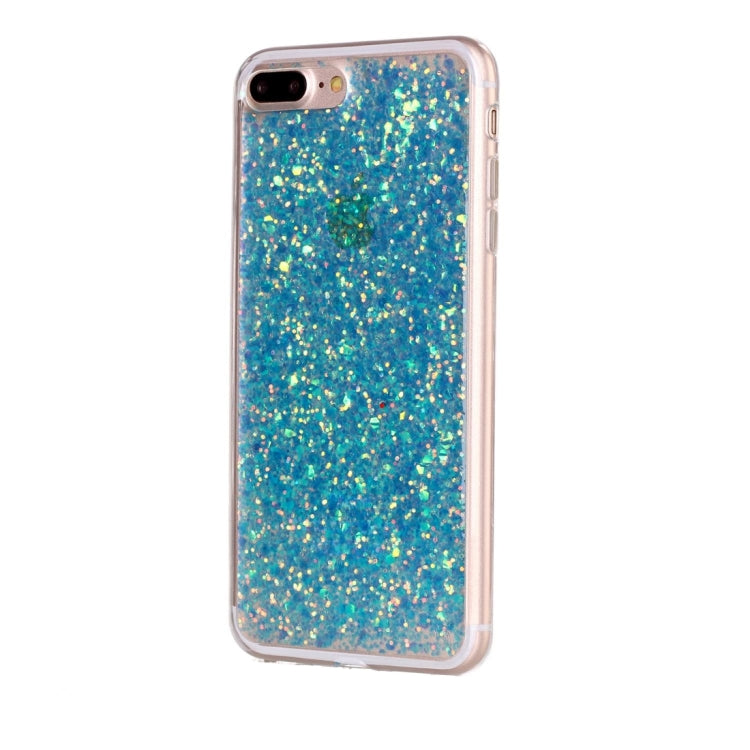 For iPhone 8 Plus & 7 Plus   Glitter Powder Soft TPU Protective Case