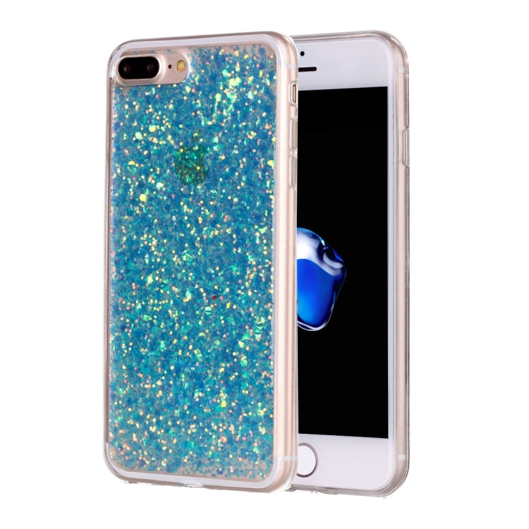 For iPhone 8 Plus & 7 Plus   Glitter Powder Soft TPU Protective Case