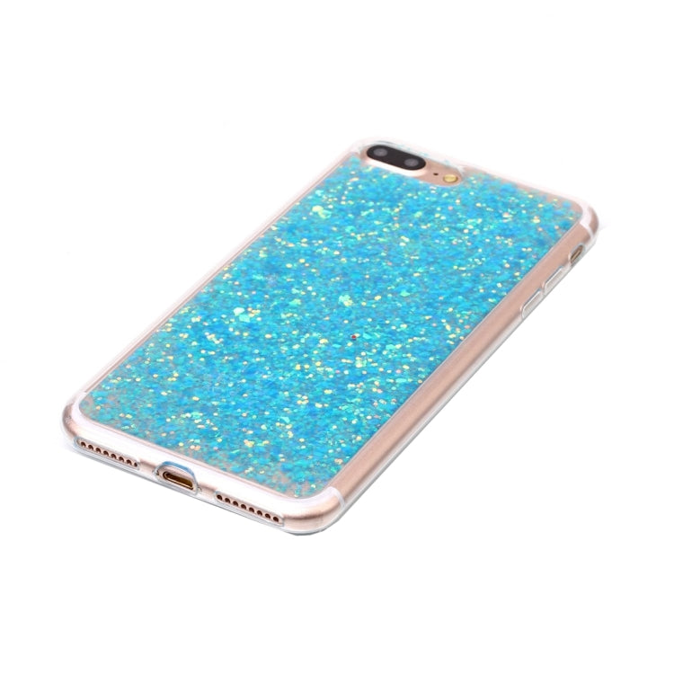 For iPhone 8 Plus & 7 Plus   Glitter Powder Soft TPU Protective Case