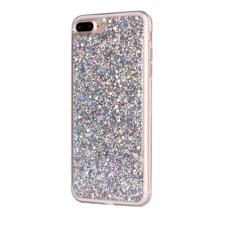 For iPhone 8 Plus & 7 Plus   Glitter Powder Soft TPU Protective Case